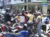Protesto de mototaxistas clandestinos