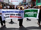 Manifestação do Dia de Combate a Violência Contra a Mulher