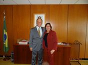 Ministro do Desenvolvimento Agrário recebe Deputada Célia Rocha