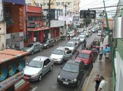 Em protesto no centro, taxistas acusam SMTT de perseguição