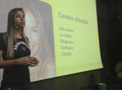 Blogueira do Cada Minuto ministra palestra em cursinho de Arapiraca