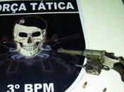 Jovem é preso com arma de fogo no Manoel Teles