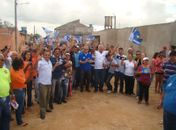 Baixa Grande recebe caravana de Rogério Teófilo, Teotônio e Benedito de Lira