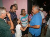 Bairro Jardim de Maria recebeu Rogério Teófilo de braços abertos