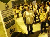 Moradores do Eldorado comemoram entrega da Praça Cristo Redentor