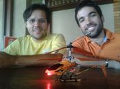 Emerson Farias e Enderson Tadeu são praticantes do hobby na cidade