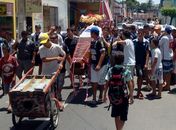 Torcedores do ASA fazem enterro simbólico do CRB