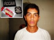 Rocam prende homem com cartela de munições no centro de Arapiraca