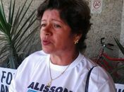 Enfermeira Lianarde, mãe de Alisson e Aline