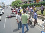 Acidentes com motos fizeram 183 vítimas no feriadão, afirma Unidade de Emergência