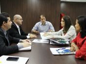 Marco Fireman reuniu-se com representantes do BB, DER, UFSC e ITA