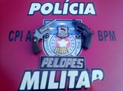 Pelopes apreende duas armas de fogo no estacionamento da UE