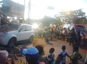 Motorista perde controle de carro e invade barbearia no Bairro Cacimbas