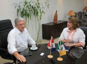 Célia Rocha se reúne com governador e cobra mais segurança