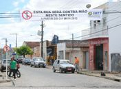 Trecho da rua São Francisco será mão única a partir de segunda