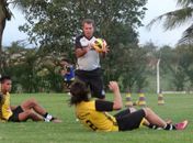 Ricardo Silva em treinamento