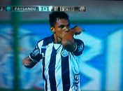 Wanderson comemora gol diante do Paysandu