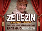 Com ingressos esgotados, Zé Lezin se apresenta neste sábado em Arapiraca