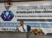 Luciano Barbosa durante palestra