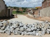 Baixão, Canafístula e Bananeira recebem obras de pavimentação