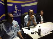 Equipe do Esporte Interativo na Copa do Nordeste