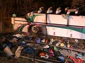 Ônibus clandestino que vinha para Arapiraca cai em ribanceira em MG