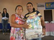Gestantes carentes de São Sebastião recebem cestas nutricionais