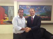 Ricardo Barreto com Eduardo Campos