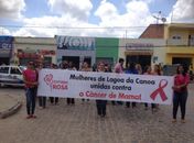 Caminhada encerra campanha Outubro Rosa em Lagoa da Canoa