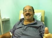 Severino Lúcio em hospital de Maceió