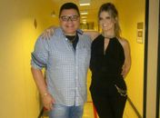 Alves Correia com Fernanda Lima