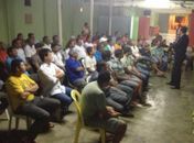 Mototaxistas e motoristas participam de capacitação sobre trânsito em Lagoa da Canoa