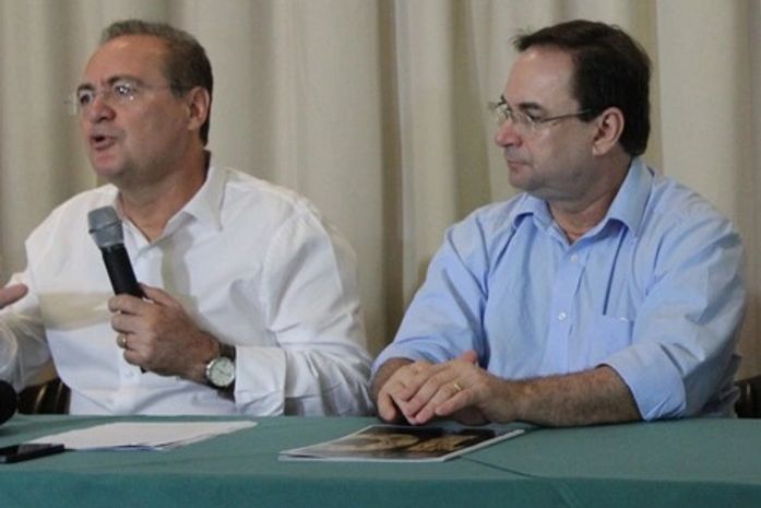 Renan Calheiros e Luciano Barbosa