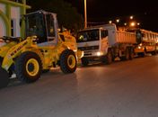 Lagoa da Canoa é contemplada com caminhão, pá carregadeira e ônibus escolar