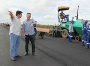 Vice-prefeito acompanha andamento de diversas obras pela cidade