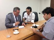 Álvaro Melo solicita abastecimento com carros-pipa em Lagoa da Canoa