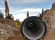 Obra na Adutora do Agreste