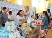 Gestantes recebem cestas e participam de programação cultural