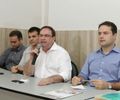Renan Filho e Luciano Barbosa concedem entrevista coletiva em Arapiraca