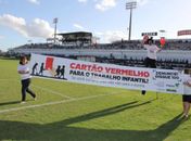 Campanha contra o trabalho infantil é lançada em jogo do ASA