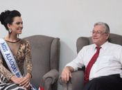 Miss Alagoas é recebida pelo governador Teotonio Vilela