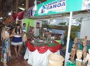 Arte e Cultura de Lagoa da Canoa são expostas durante a Feira dos Municípios