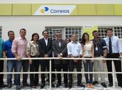 Prefeitura doa terreno e Correios inaugura moderna agência em Lagoa da Canoa