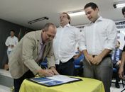 Em Arapiraca, Renan Filho assina ordem de serviço para a construção do gasoduto