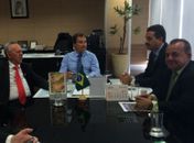 Marlan Ferreira é recebido pelo ministro da Integração Nacional