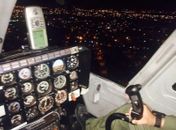 Em seu primeiro vôo noturno aeronave Falcão 4 encurrala assaltante no Bairro Primavera
