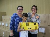 Célia Rocha entrega 80 equipamentos de informática à Educação