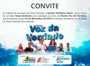 Show com banda gospel deve reunir milhares de pessoas neste sábado em Feira Grande