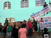 Professores de Traipu protestam contra salários atrasados
