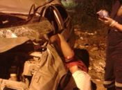 Veículo cai de viaduto em Arapiraca e condutor de 21 anos morre esmagado